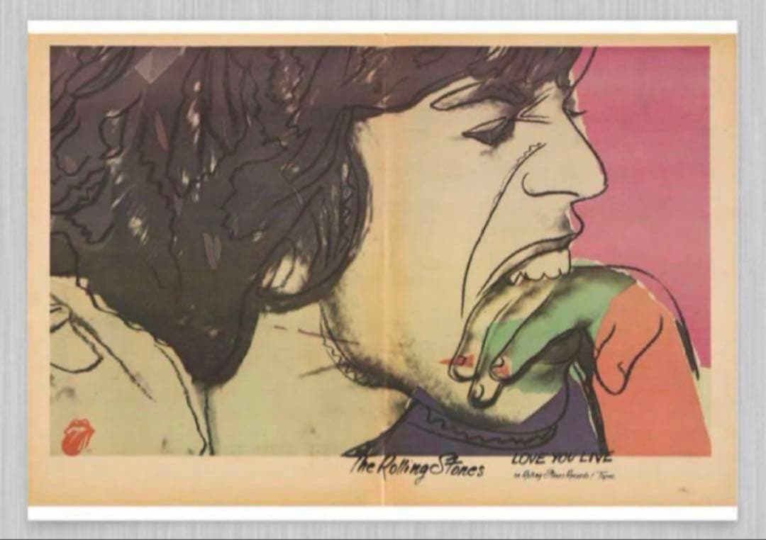 アンディ・ウォーホル × ローリングストーンズ アートポスター A2版 A2