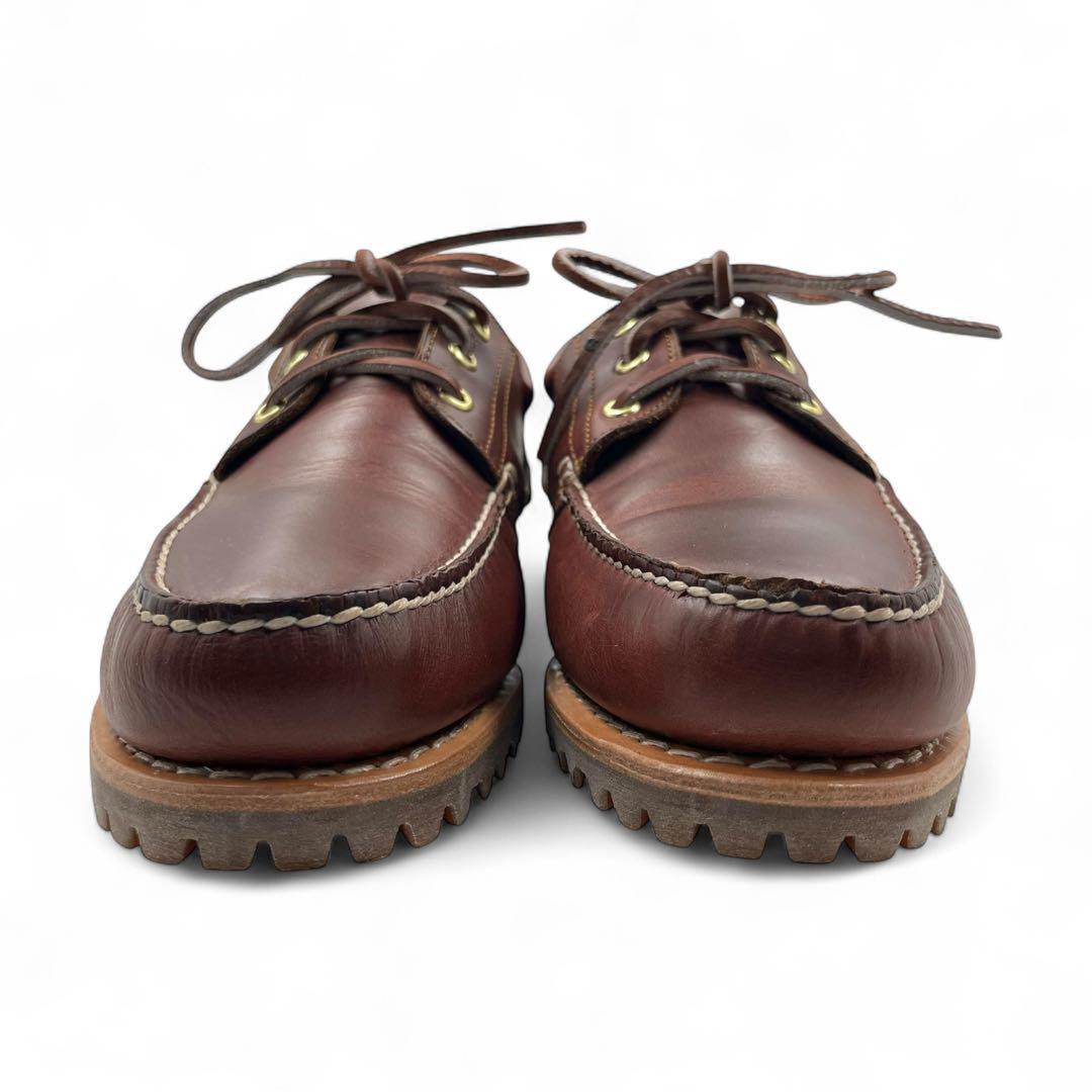 美品】 ティンバーランド スリーアイ 27cm ヴァーガンディ デッキシューズ