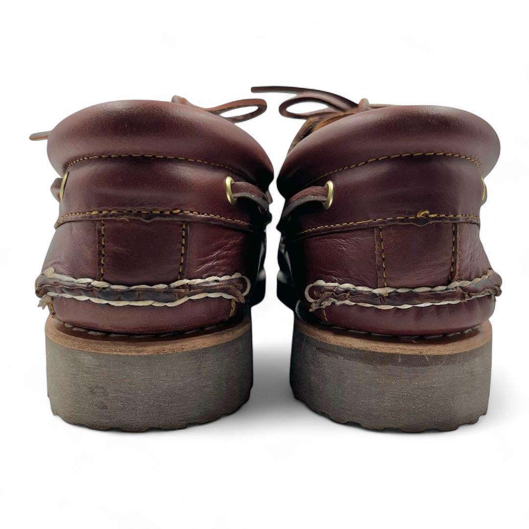 美品】 ティンバーランド スリーアイ 27cm ヴァーガンディ デッキシューズ