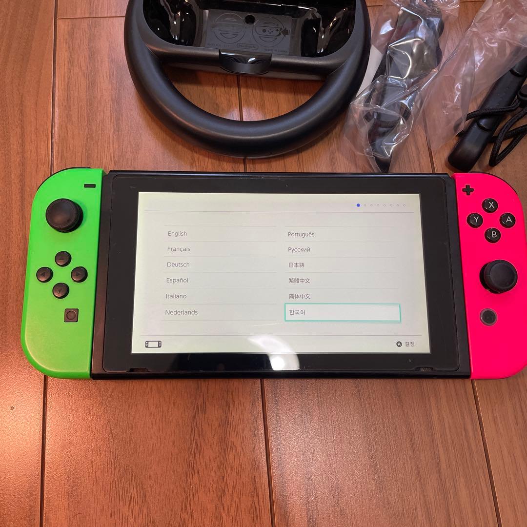 Nintendo Switch 本体 グリーン/ピンク