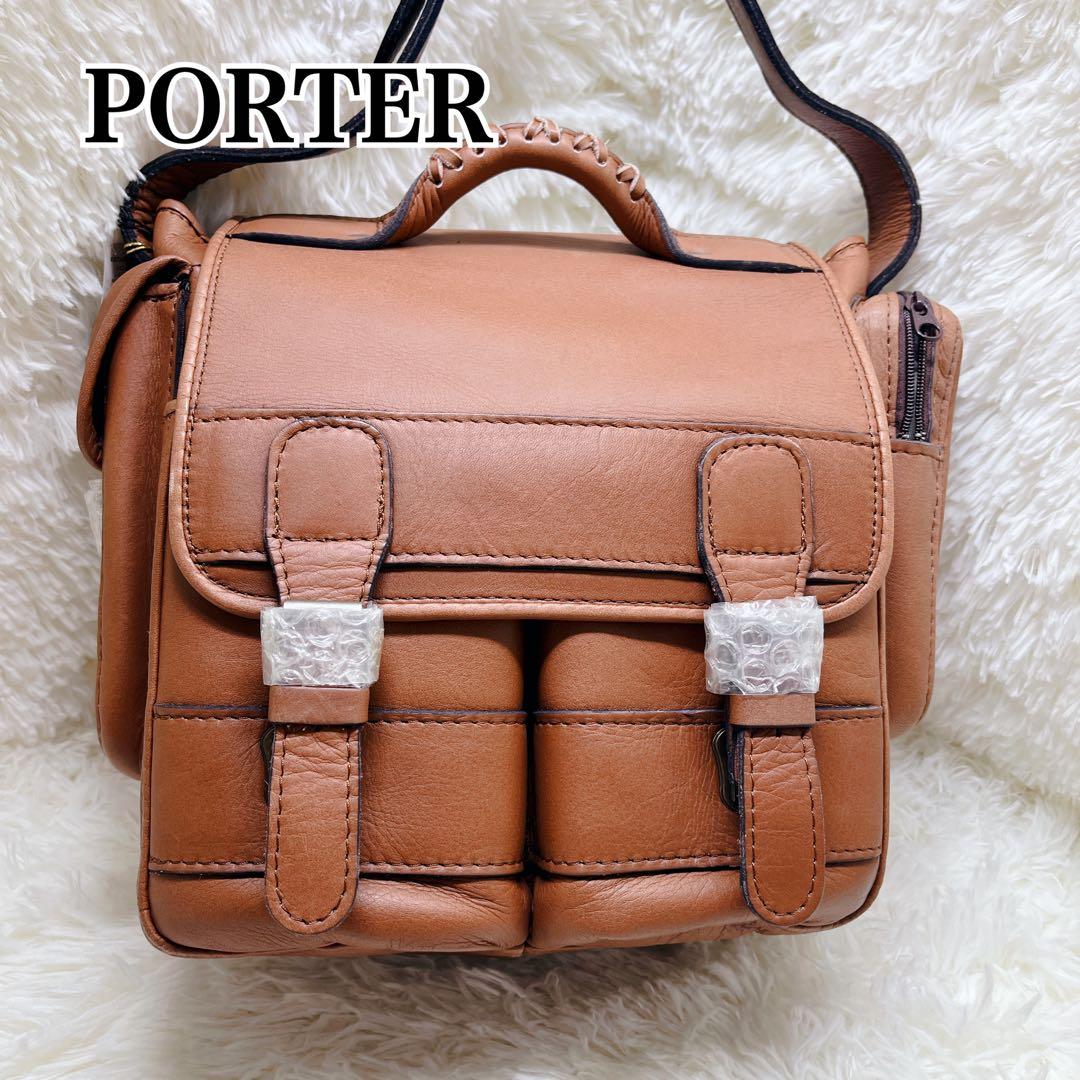 未使用　PORTER ポーター バロン ショルダー ビジネスバッグ 本革 BALLON（PORTER） ポーター バロン ショルダーバッグ 206-02584 吉田