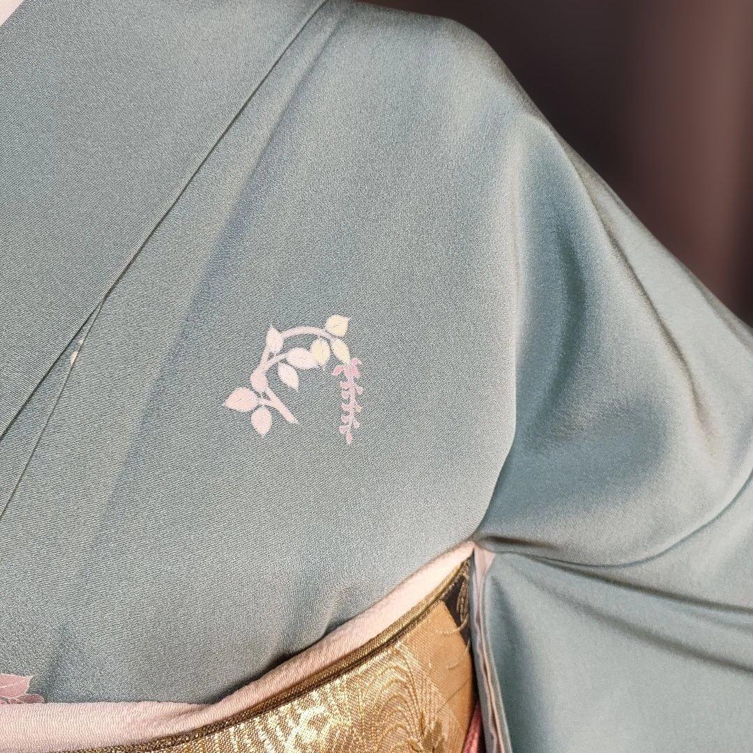 お値下げ 付け下げフルセット しつけ糸付き - メルカリ