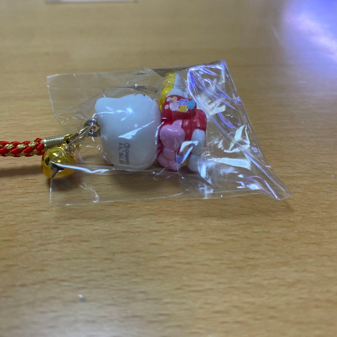 レア ハローキティ ご当地キティ 根付け 岡山限定 きびだんご