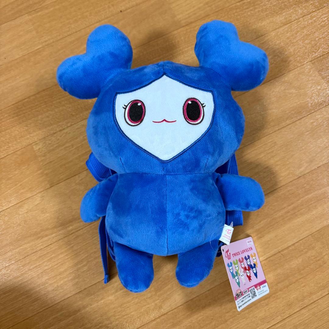 TWICE ツウィ ぬいぐるみリュック青 ツウィ - メルカリ