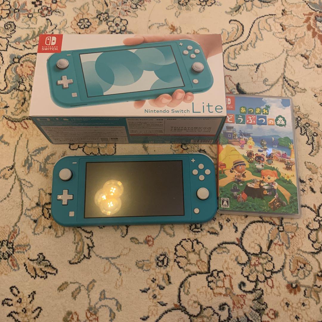 Nintendo Switch LITE あつまれどうぶつの森　セット Amazon.co.jp: 【整備済み品】 任天堂 Nintendo Switch Lite あつまれ