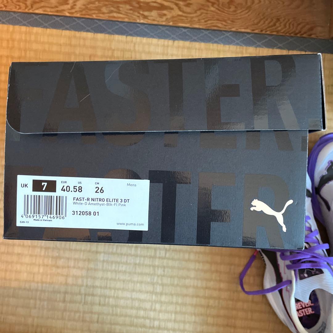 PUMA FAST-R NITRO ELITE3 ホワイト/パープル - メルカリ