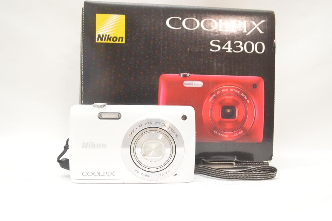 ✨未使用美品✨ Nikon Coolpix S4300 ホワイト 元箱付 Nikon COOLPIX S4300 ホワイト - メルカリ