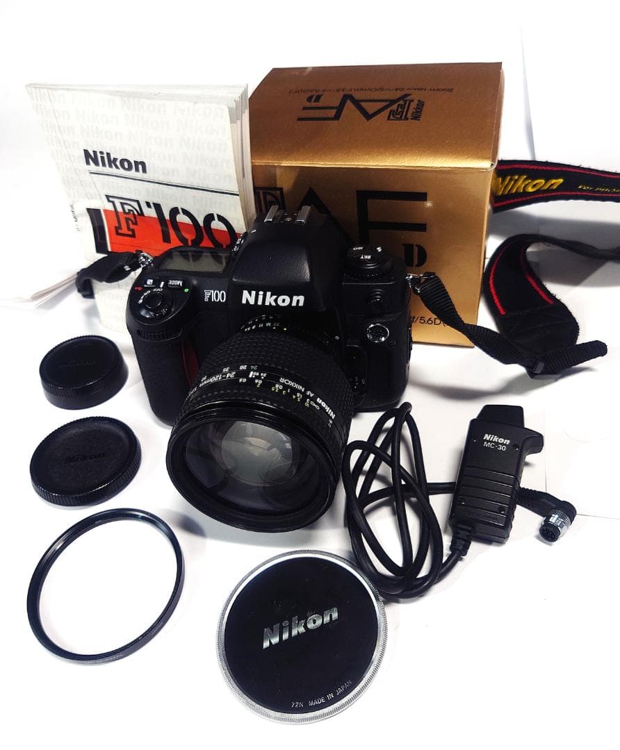【美品】Nikon F100 ニコン フイルムカメラ ズーム24〜120㎜セット カメラレンズ NIKKOR Z 24-120mm f/4S [ニコンZ /ズームレンズ] Nikon
