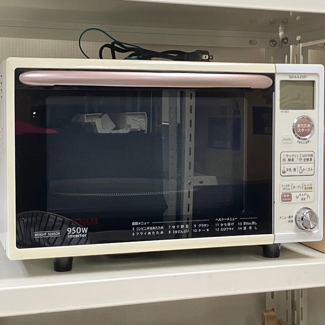 SHARP オーブンレンジ RE-BE3-W 2016年製 - メルカリ