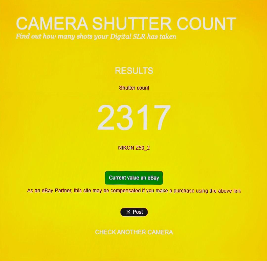シャッター回数 2,317回 Nikon z50ii - メルカリ