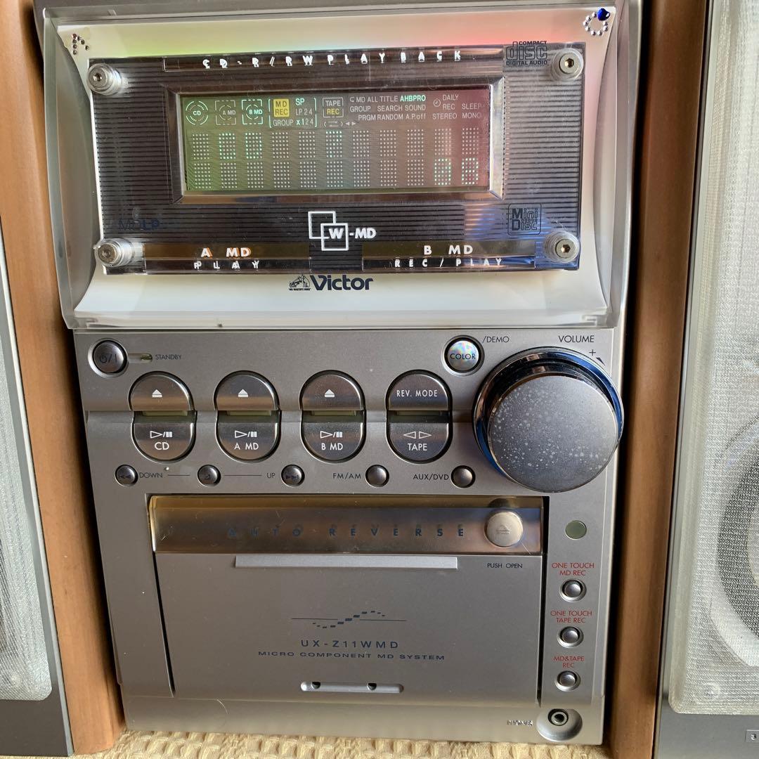 UX-Z11WMDビクターミニコンポ - メルカリ
