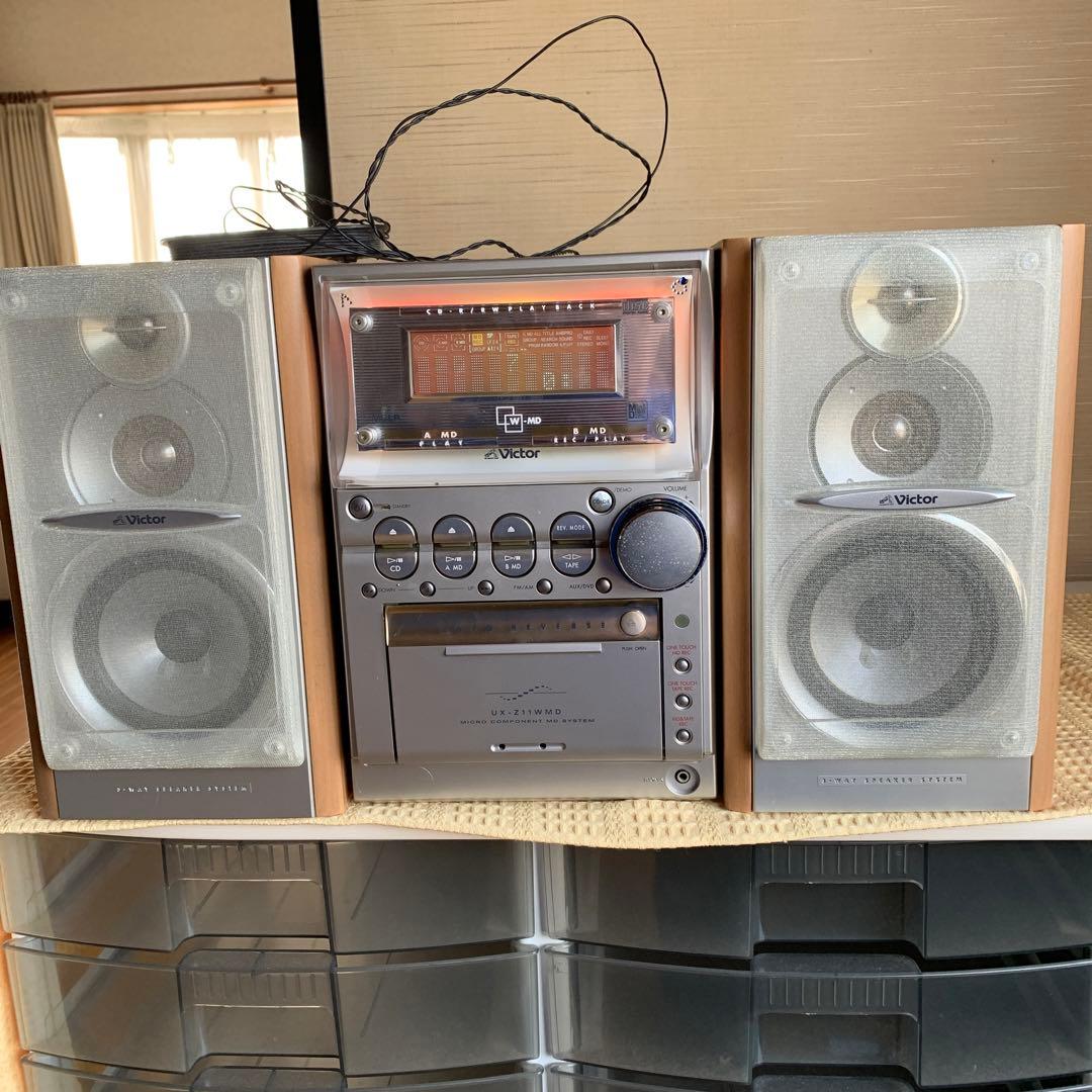 UX-Z11WMDビクターミニコンポ - メルカリ