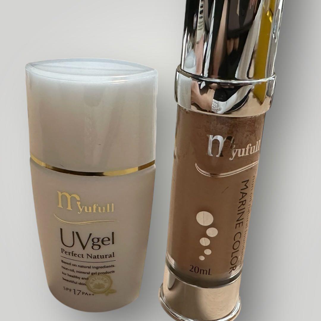 1回使用箱付】ミューフルUVジェルPN＋オイルフリーファンデーション