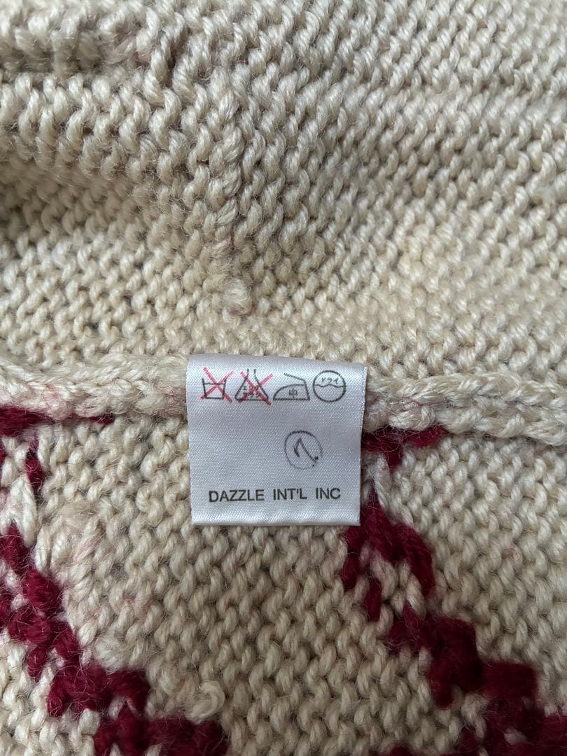 希少 Dry Bones 蜘蛛 スパイダー カウチンニット M ドライボーンズ