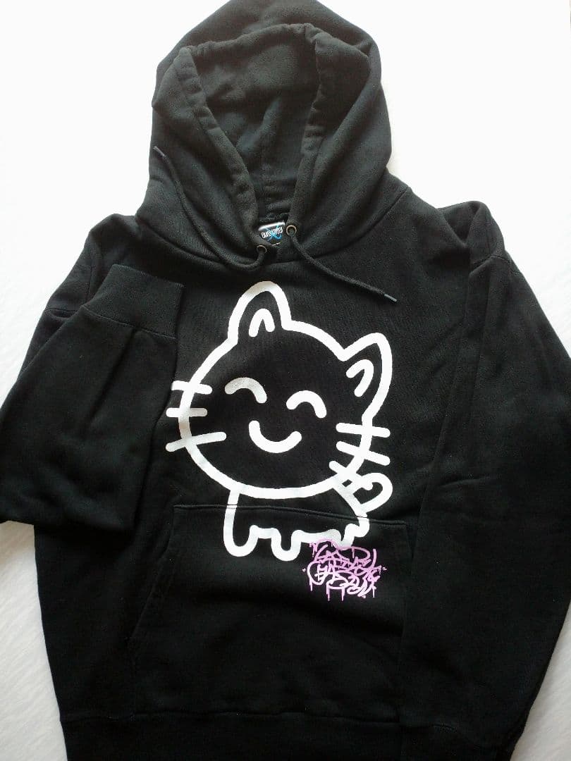 nqrse なるせ かえってきたねこ パーカー 黒 ブラック XXL - メルカリ