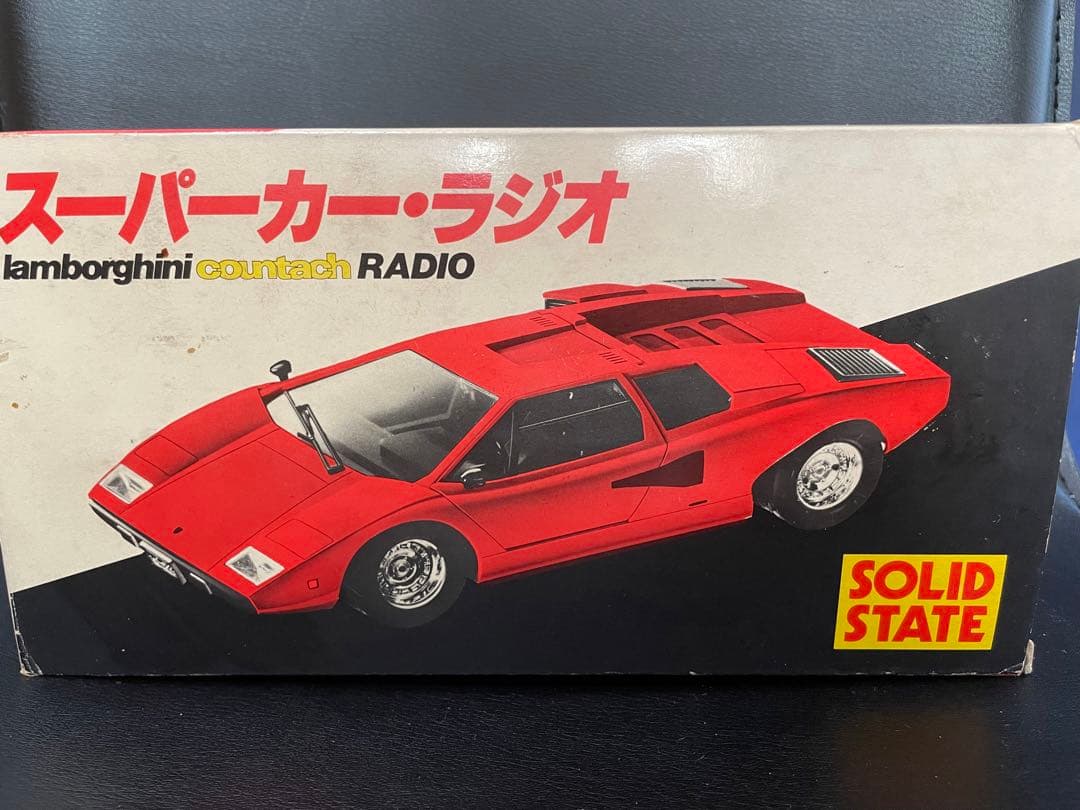 コカコーラ　スーパーカーラジオ　ランボルギーニ　カウンタック　箱付き コカコーラ スーパーカーラジオ ランボルギーニ カウンタック 箱付き
