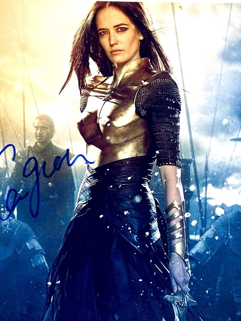 セール中…エヴァ・グリーン直筆サイン入り超 大型写真 Eva Green エヴァ グリーン 直筆サイン PHOTO | ハリウッド女優 (A-E