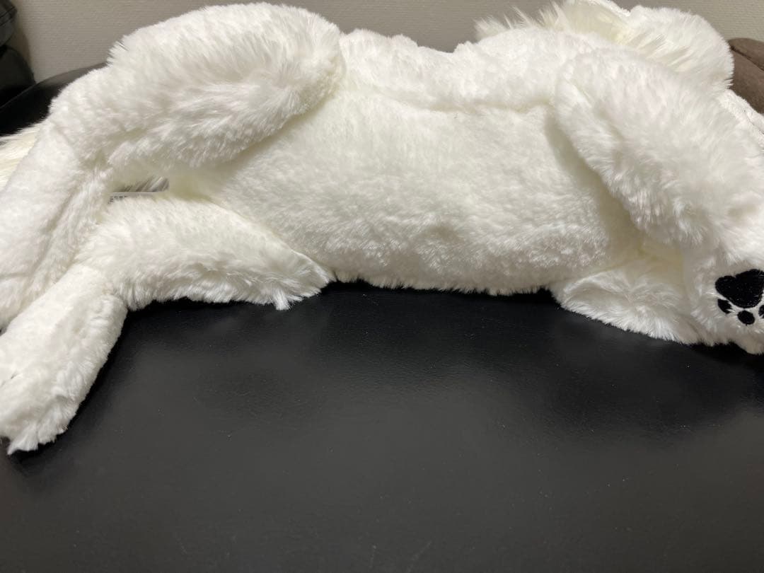 那須どうぶつ王国 ホッキョクオオカミ ぬいぐるみ ヒザオオカミ S