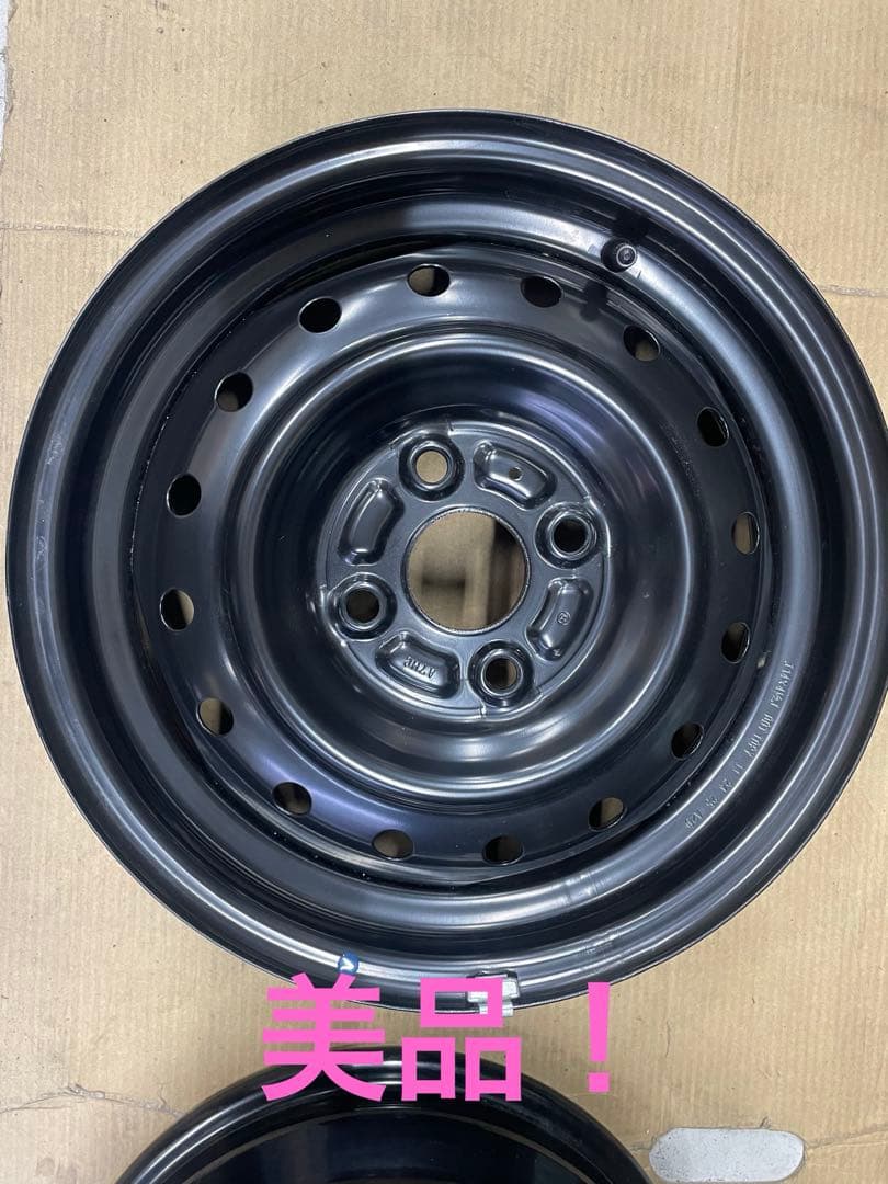 スズキマツダホイール4本　スチールホイール鉄チン　　14インチ　未使用　美品 激安 4本セット】スズキ 純正 スチールホイール 鉄ホイール 鉄チン