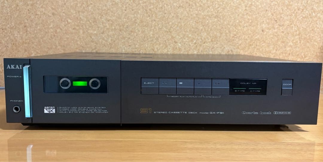 AKAI アカイGX-F91 カセットデッキ 中古 現状品 - メルカリ
