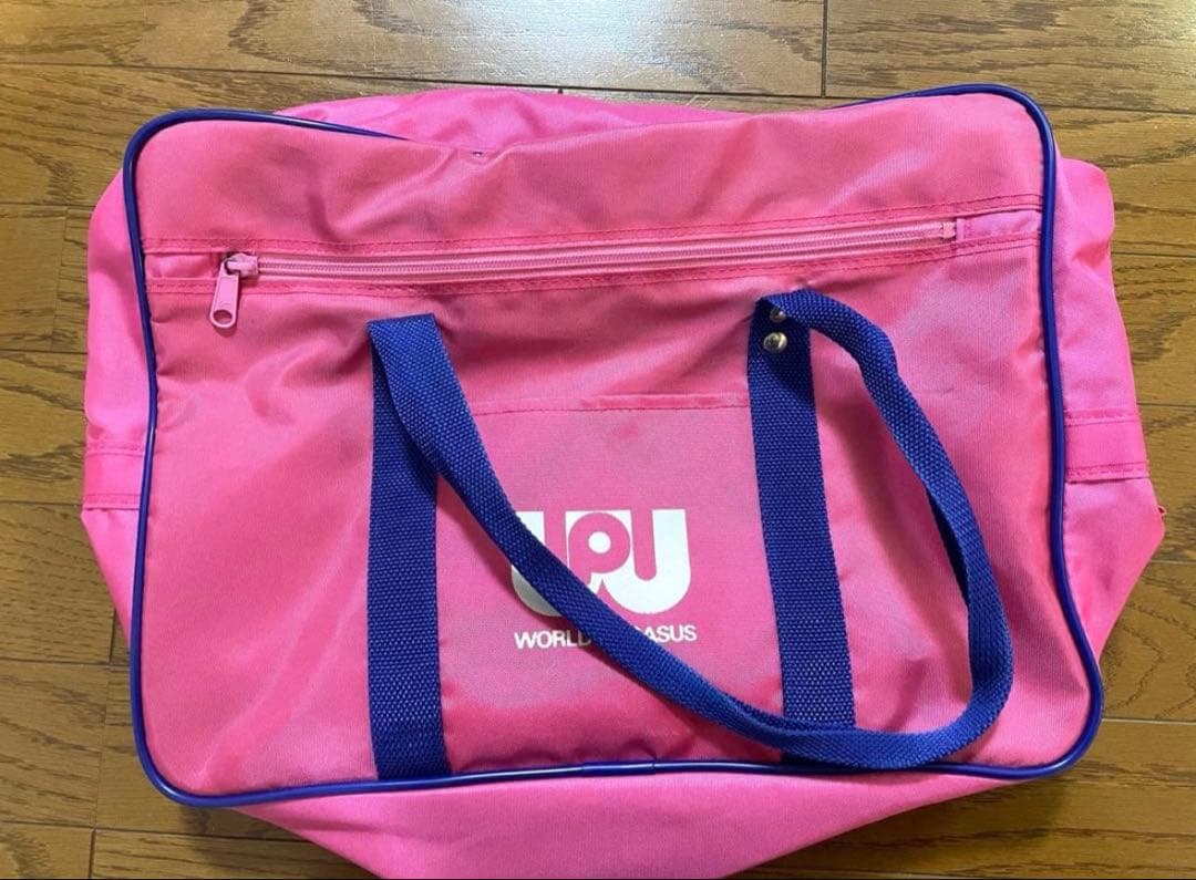 旧ワッペ ピンク 新品未使用】ワールドペガサス スクールバッグ ピンク ワッペ スクバ
