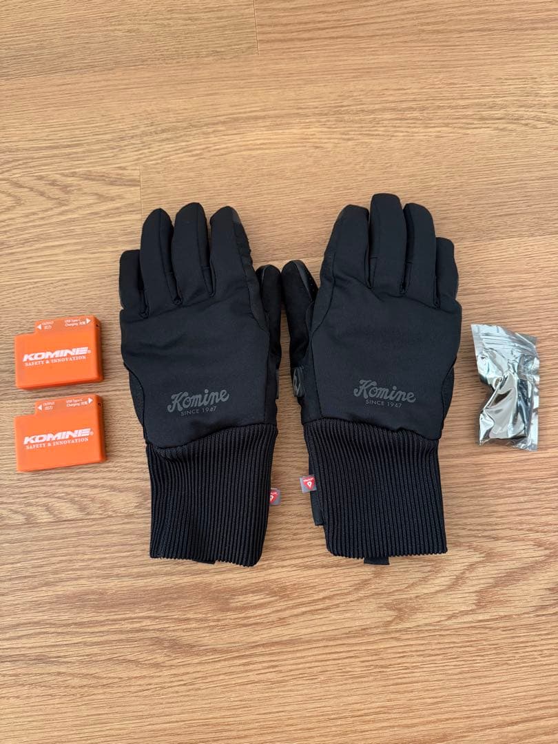中古　Komine EK-220 電熱ヒートバイクグローブ L 黒 コミネ（Komine） EK-220 ライディングヒートグローブセット KOMINE 08