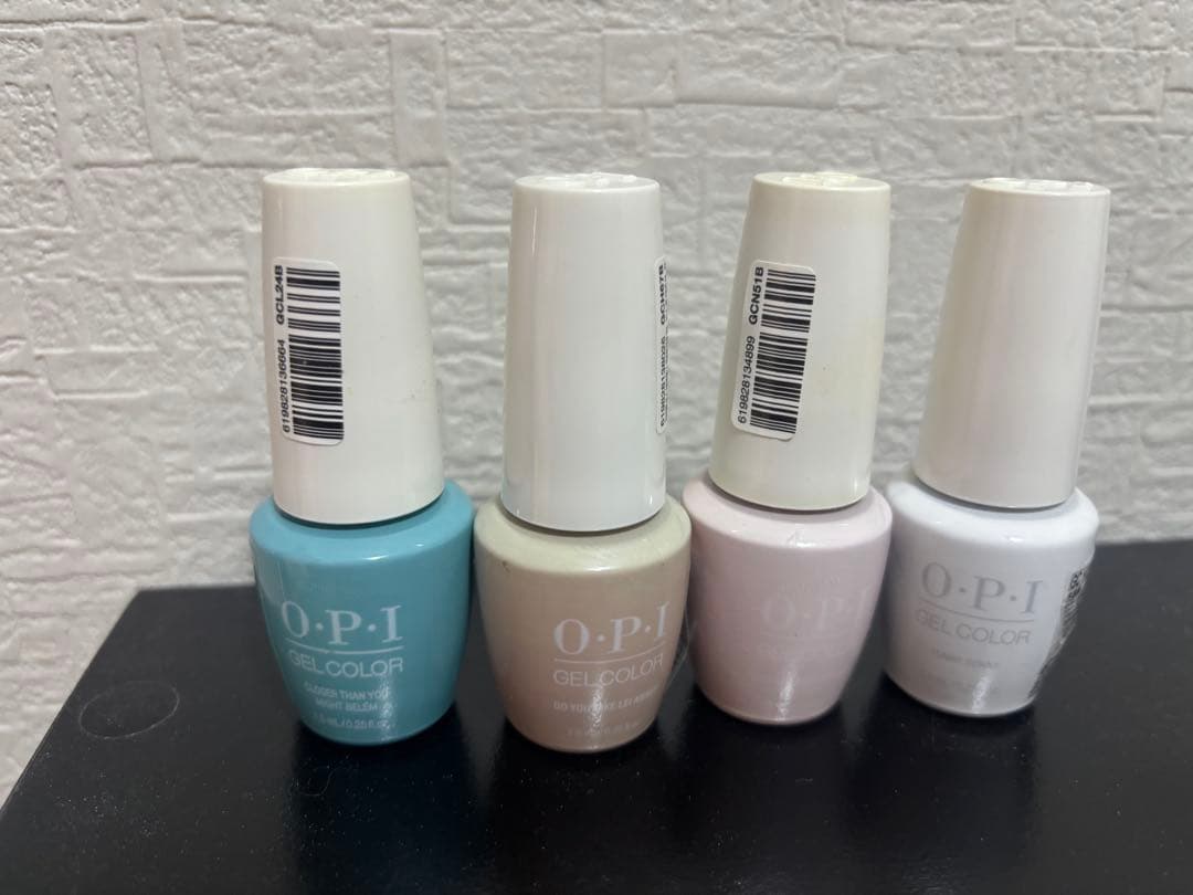 OPI GelColor ジェルネイル 8本 + ベースジェル + トップジェル