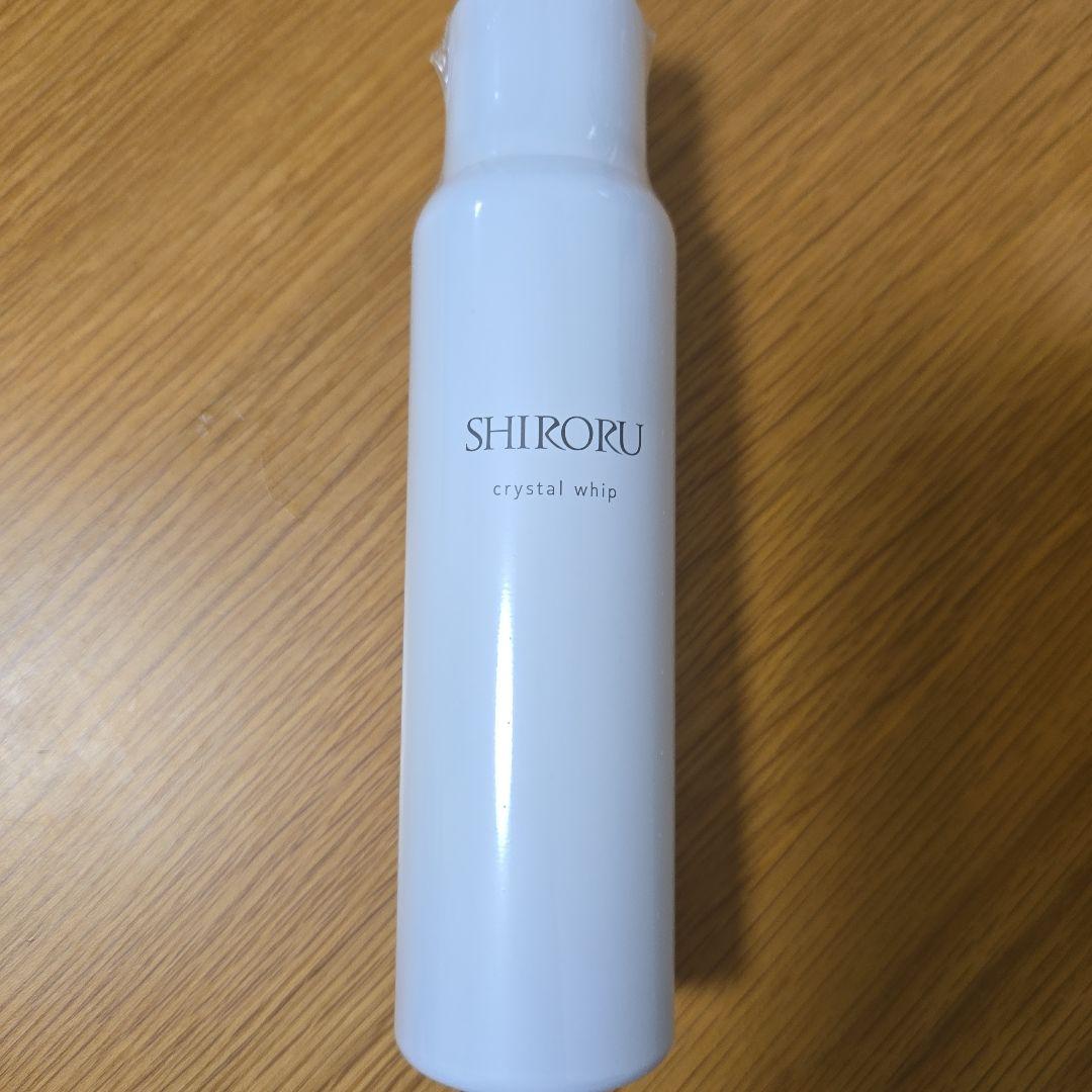 SHIRORU クリスタルホイップ 120g　まとめ売り SHIRORU シロル クリスタルホイップ 120g 洗顔 洗顔後フォーム 泡 2本