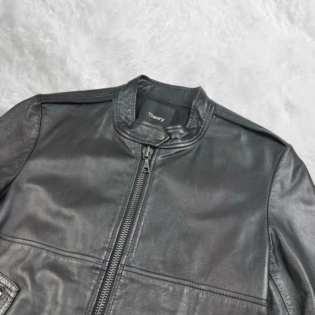 いまちゃん77 787-9様専用セオリー 羊革 シングル レザージャケット