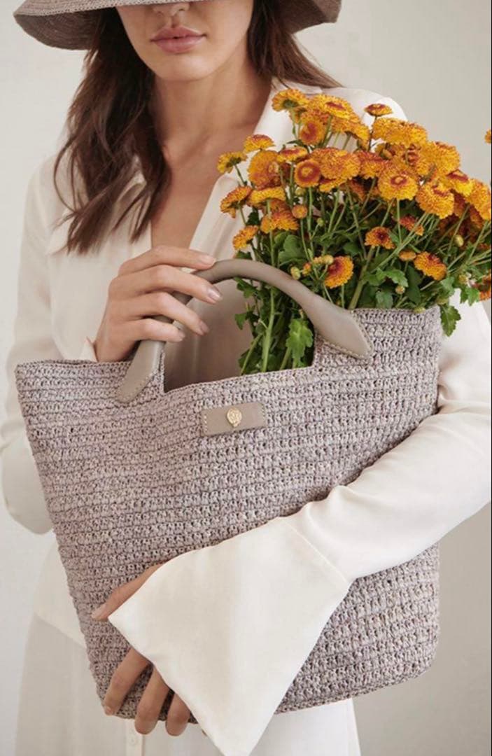 極美品✨ヘレンカミンスキー ラフィア トートバッグ CassiaS