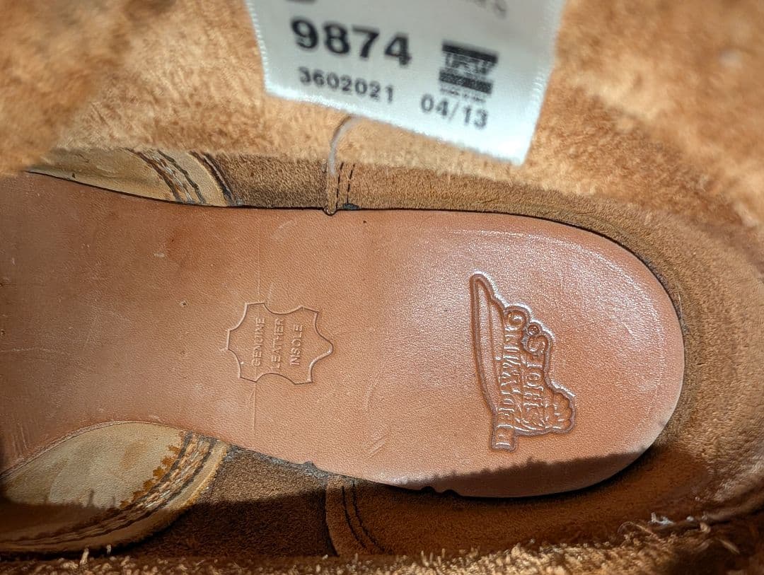 k*5様 レッドウィング 9874 8D26センチ - メルカリ