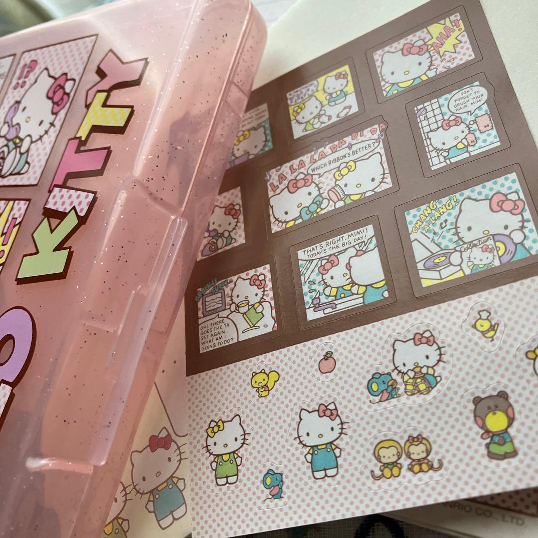 希少 サンリオ ハローキティ レトロ ケース入りレターセット・コミック