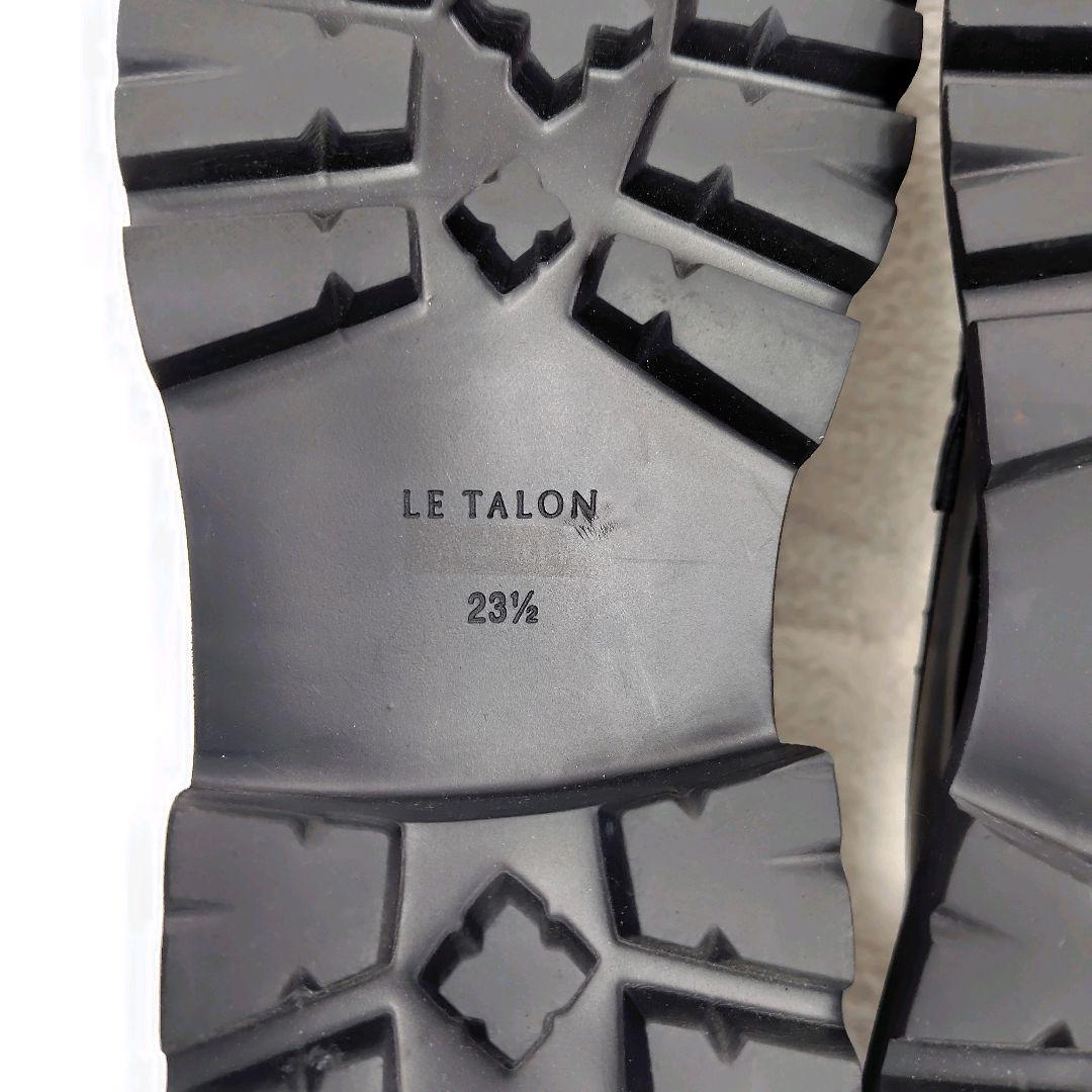 極美品　2024 ルタロン アツゾコモールドローファー 23.5cm ブラック