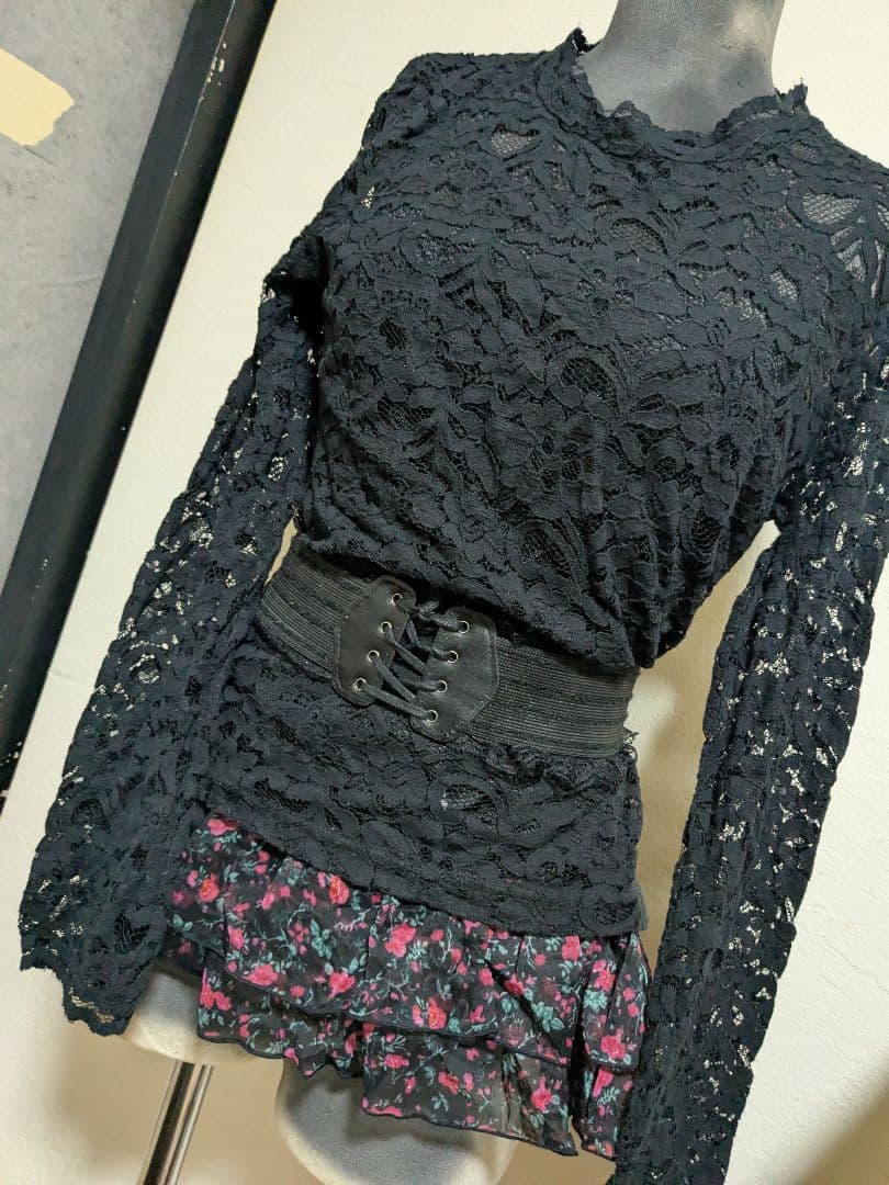 フェアリーグランジバレエコア姫y2kレーストップス - メルカリ