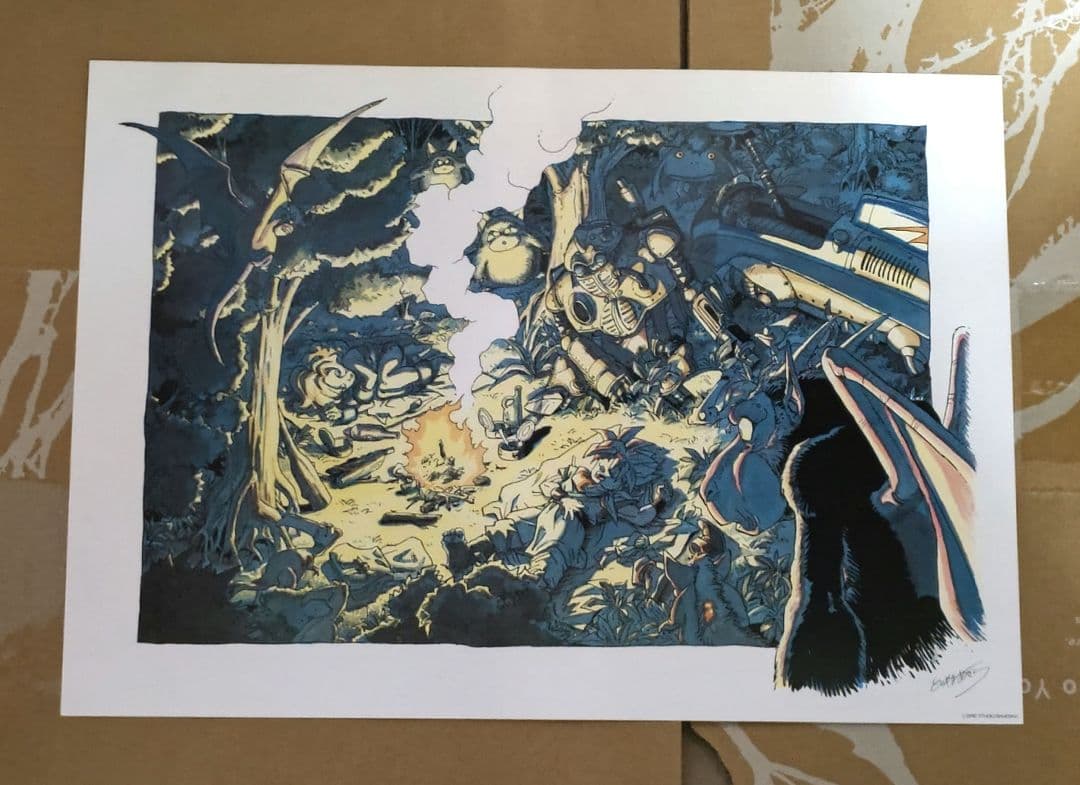 h*_様 鳥山明の世界展　クロノトリガー　複製原画 B4サイズ Yahoo!オークション - 【希少】1995年 クロノトリガー 鳥山明の世界展