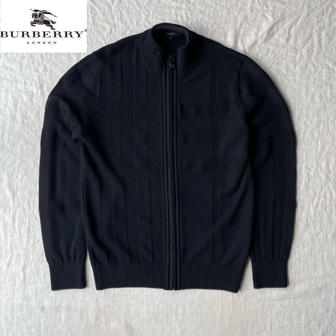 BURBERRY ドライバーズニット ダブルジップ L〜XL相当