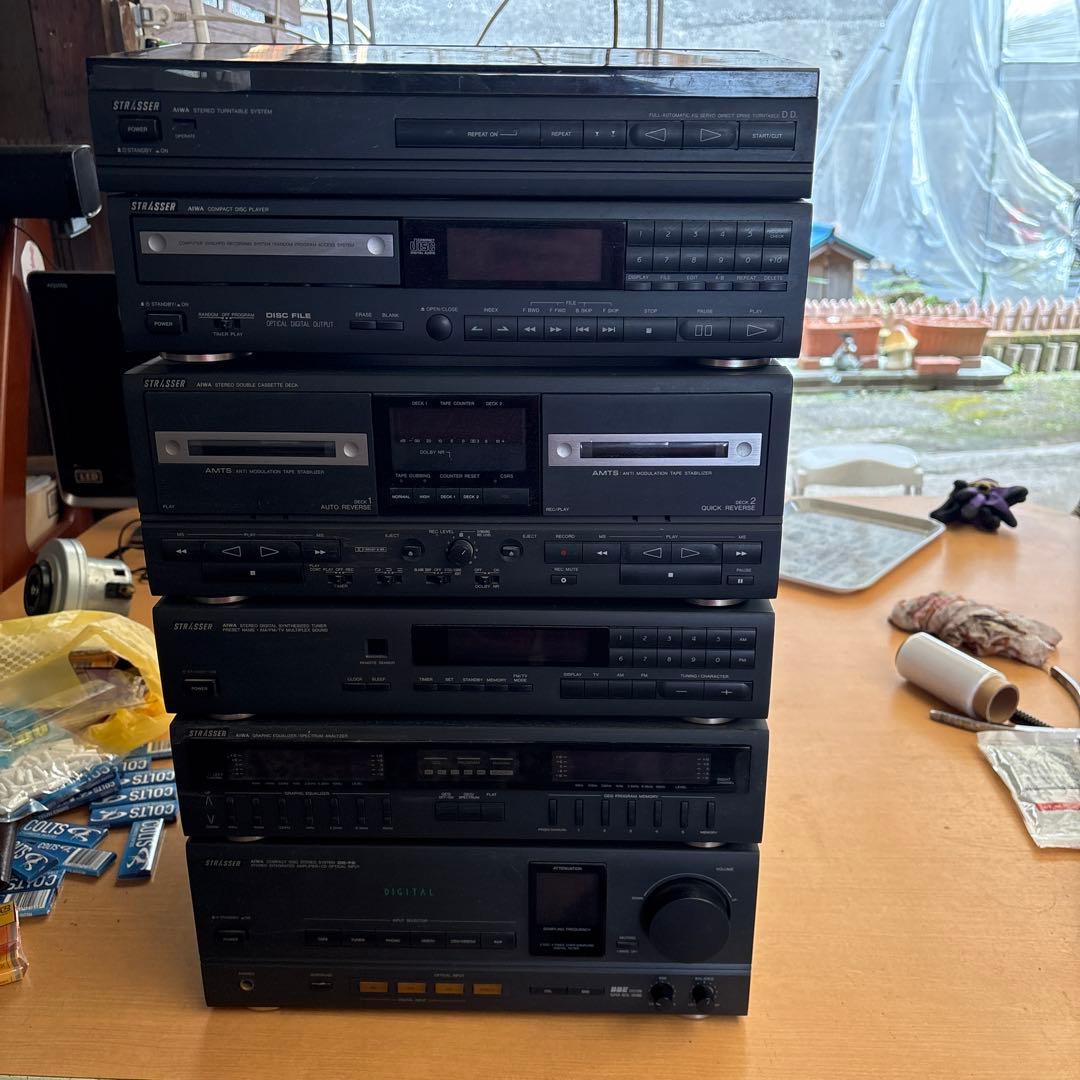 aiwaコンポセット ジャンク品 Yahoo!オークション -「aiwa アイワ スピーカー」(MDコンポ) (システム