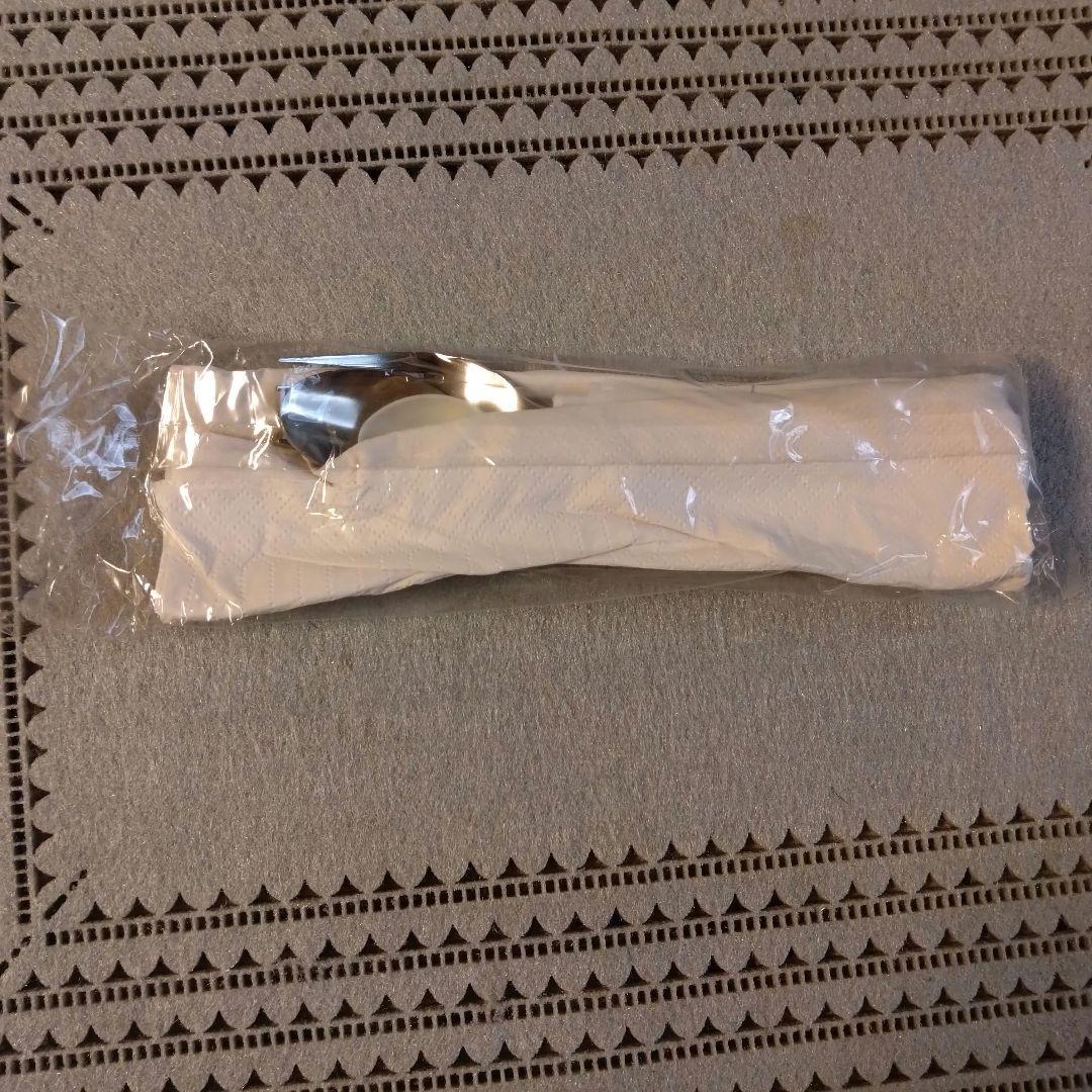 エールフランス カトラリー 3本＋1本 紙ナフキン、爪楊枝 未開封