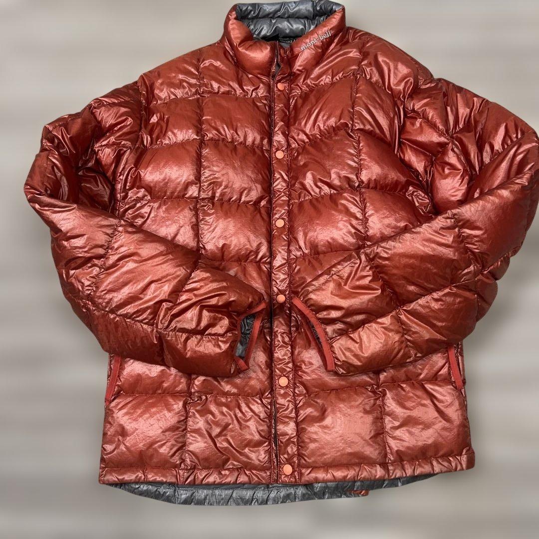 ☆mont-bell U.L.ライトダウンジャケット 廃盤モデル XL エンジ