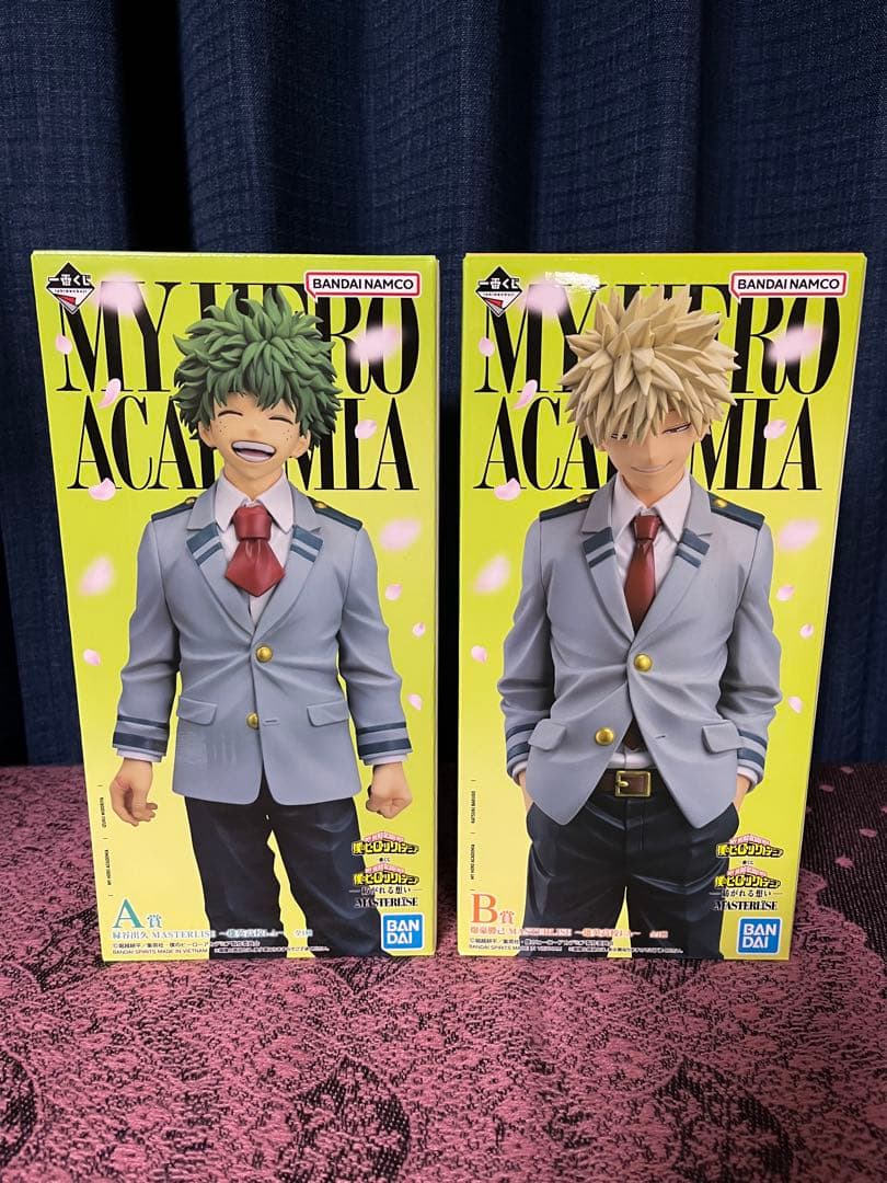 一番くじ 僕のヒーローアカデミア 紡がれる想い A賞B賞2体セット 開封