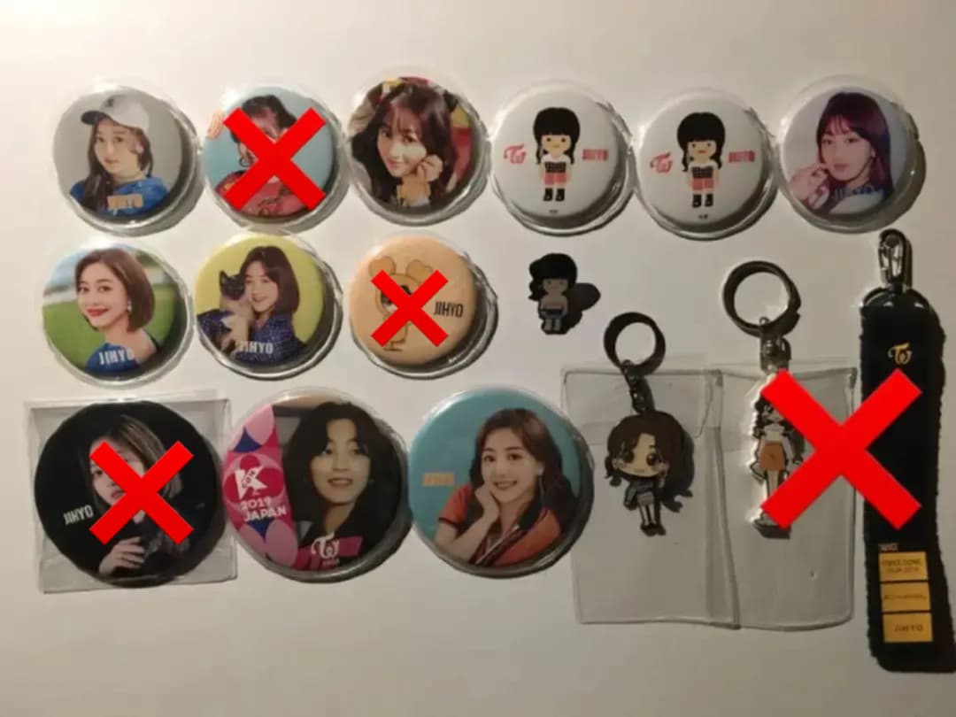 twice ジヒョ 缶バッチ キーホルダー ピンバッチ TWICE ジヒョ缶バッジまとめ売り - メルカリ