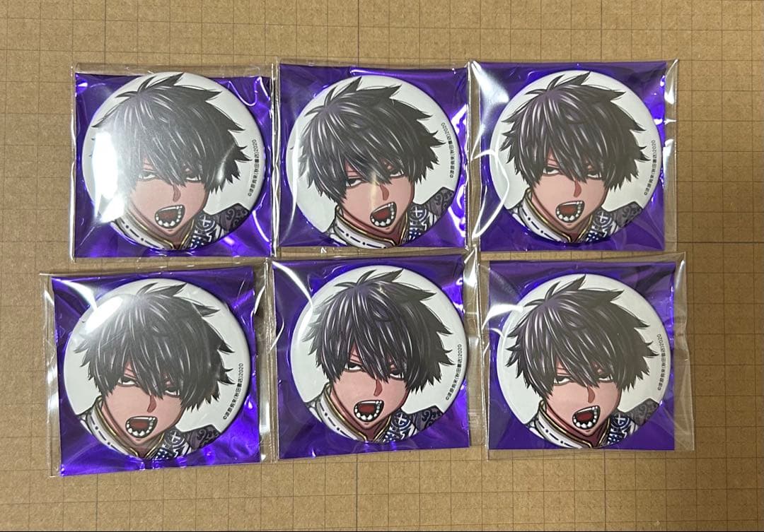 五条悟 極楽湯 缶バッジ 等身