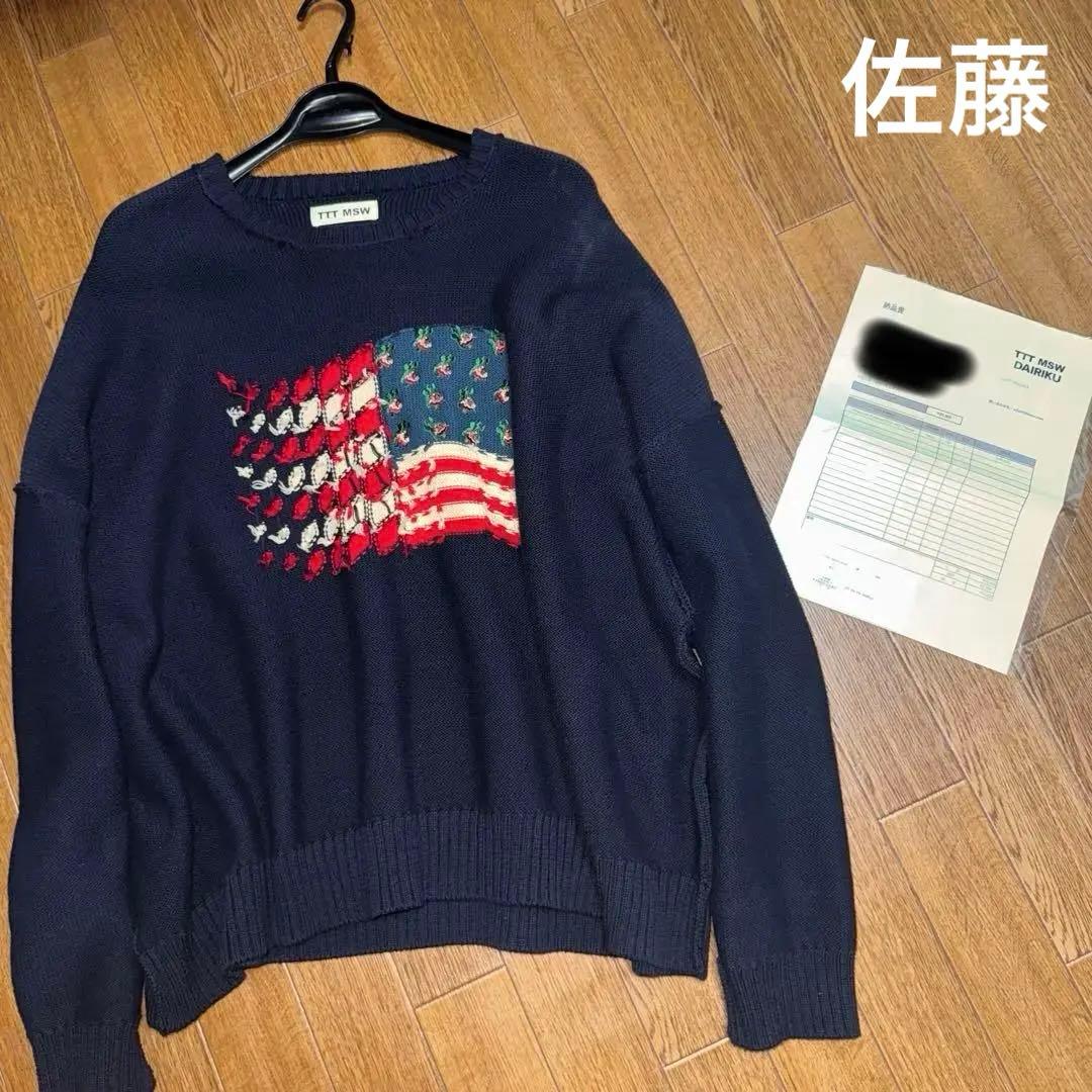 DAIRIKU × TTT MSW 星条旗ニット - メルカリ