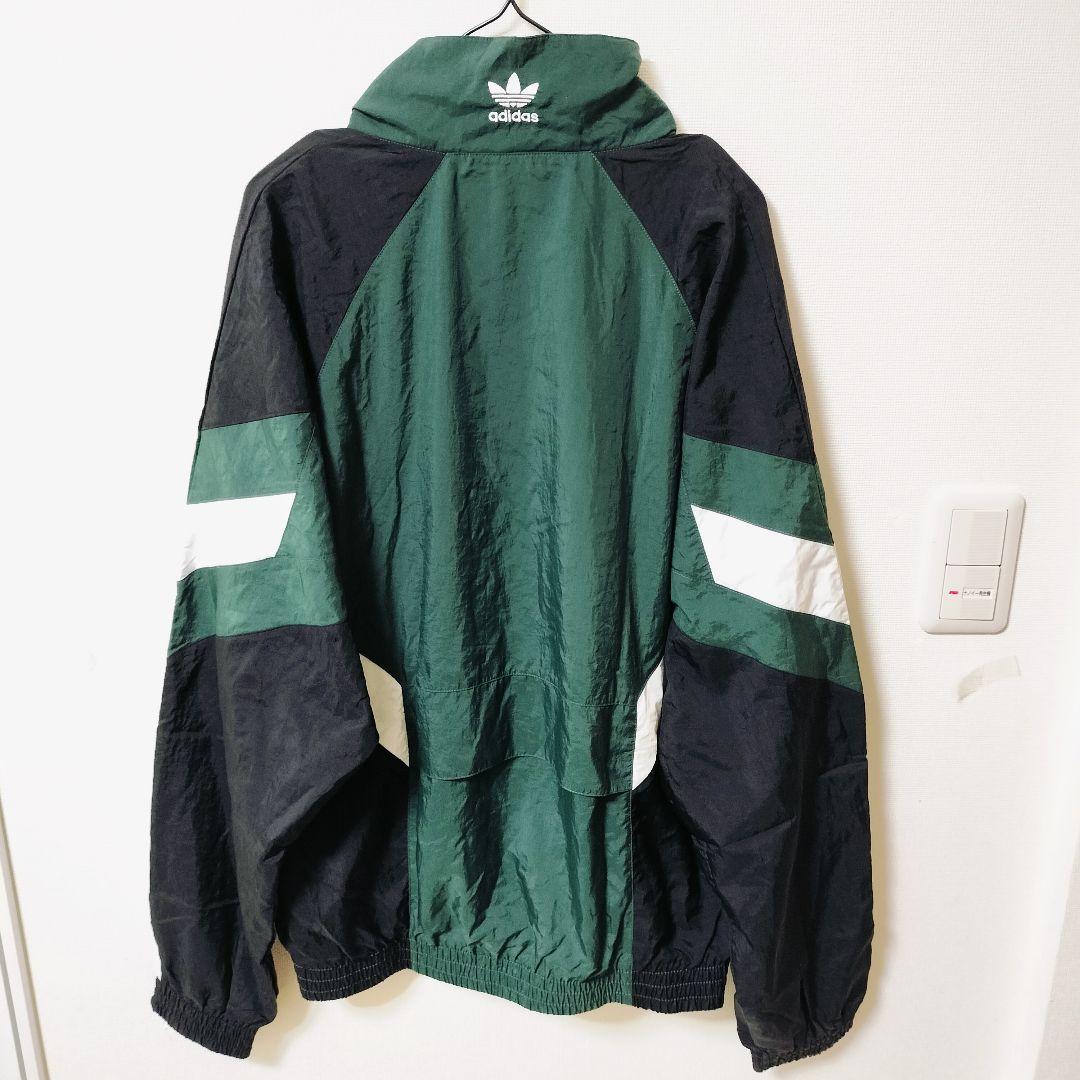 アディダス Rekive 緑 トラック ナイロンジャケット 遠藤さくら 男性S