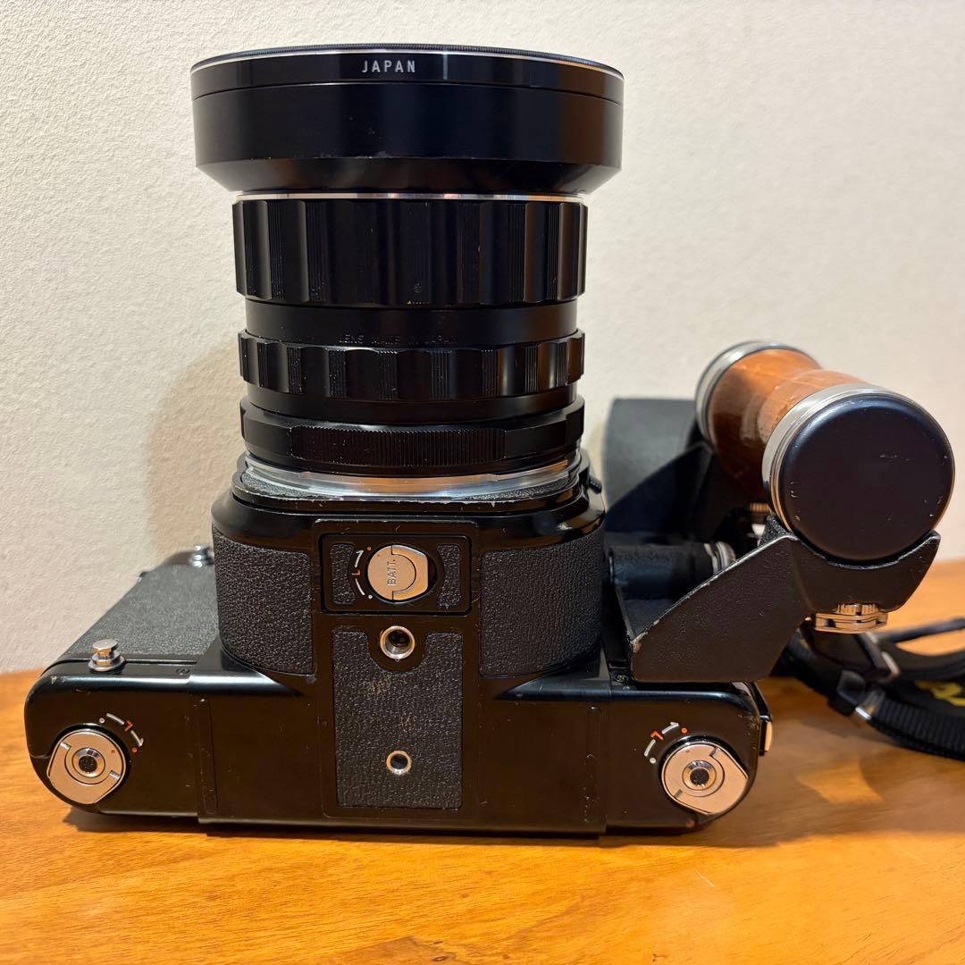 バケペンPENTAX67 TAKUMAR 55mm f3.5 木製グリップ付き - メルカリ