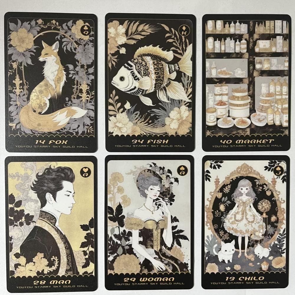 正規品ルノルマンカード】美麗✨海外インディーズ✨シックで上品な色彩