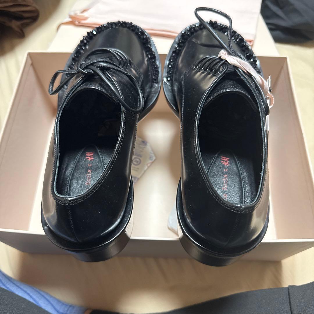 simone rocha x  レザーシューズ Daisy Cutout Square Toe Brogue – Simone Rocha US