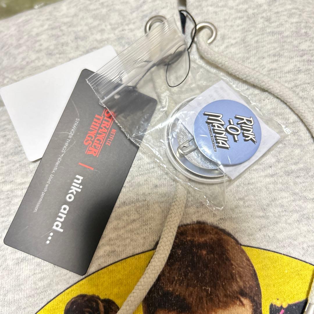 ニコアンド ストレンジャーシングス パーカー レディース Mサイズ 新品