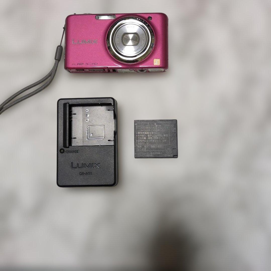 LUMIX コンパクトデジタルカメラ ピンク DMC-FX77 - メルカリ