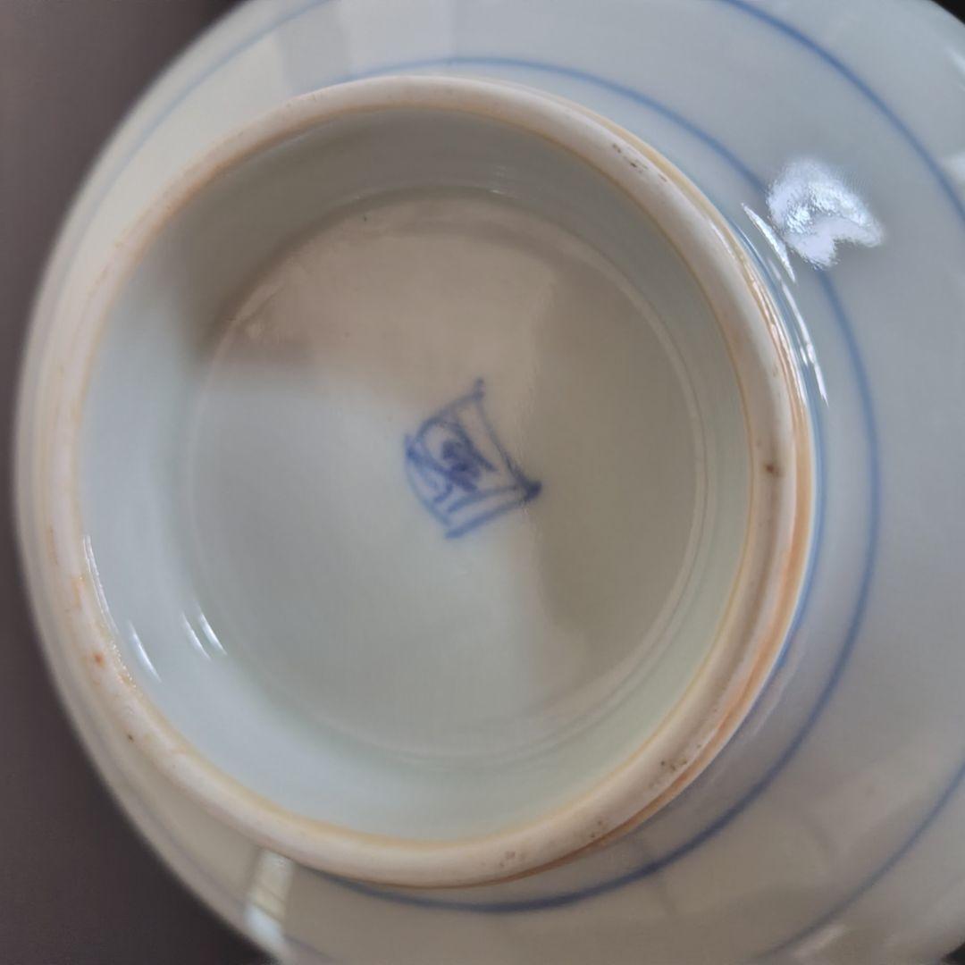 古伊万里 染付 手描き 山水 鉢 大中小3つ アンティーク レトロ 冬 春